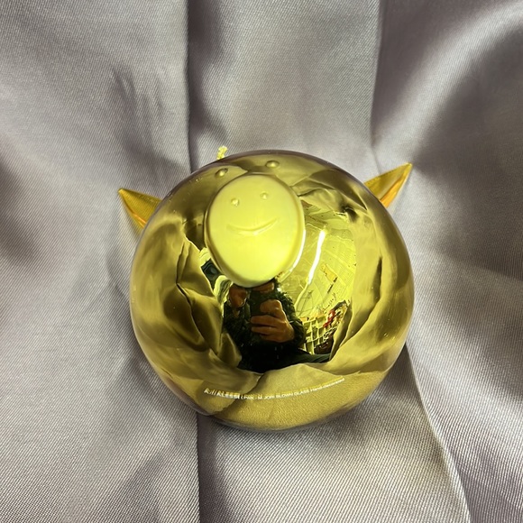 NWT,Alessi AMJ13 5 GD Donkey Bauble for Christmas Tree, Blown Glass, Gold, 13.5 - Picture 7 of 17
